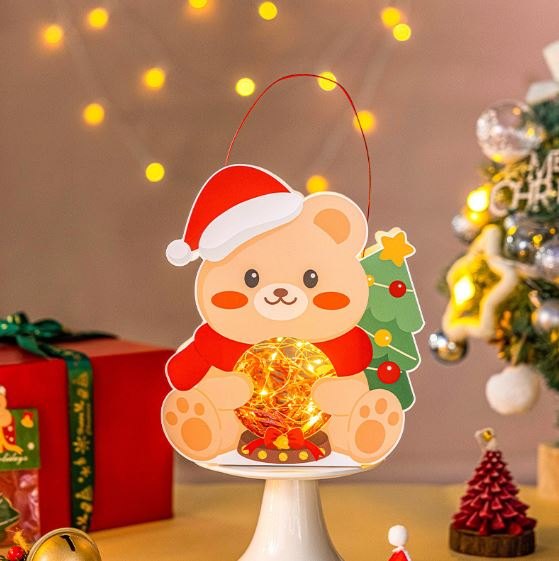 Hộp quai xách noel - cây thông