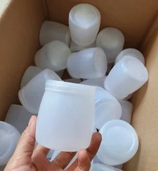 Hũ Nhựa Đựng Sữa Chua Trắng Đục - Set 10c