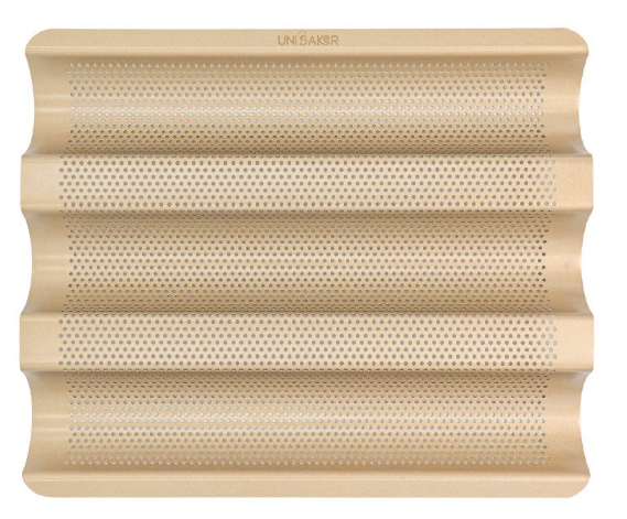 Khay nướng bánh mì 3 rãnh Unibaker 38,5*28*3,6cm