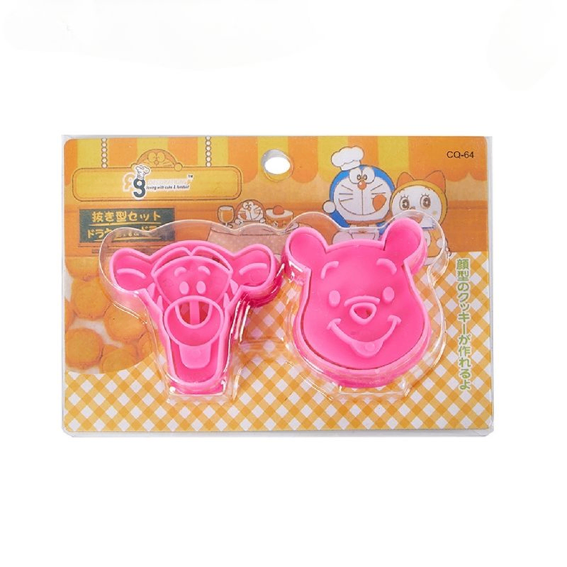 Khuôn Cookie set2c - gấu pooh
