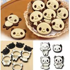 Khuôn cookie cutter gấu trúc