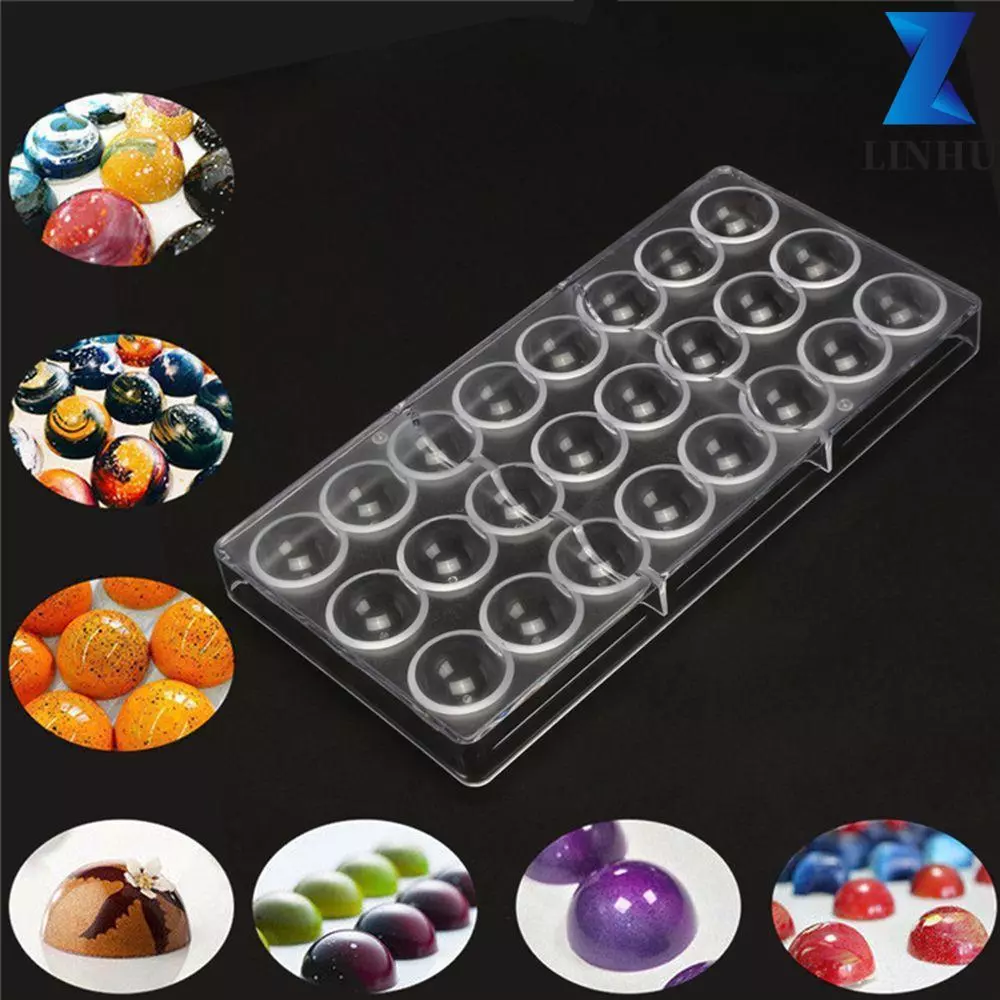 Khuôn socola Bonbon - tròn 24 ô 2.4cm