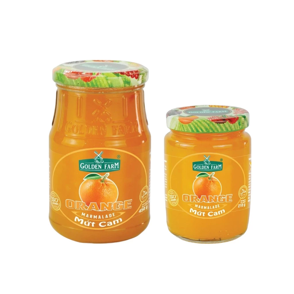 Mứt cam Golden Farm 210g