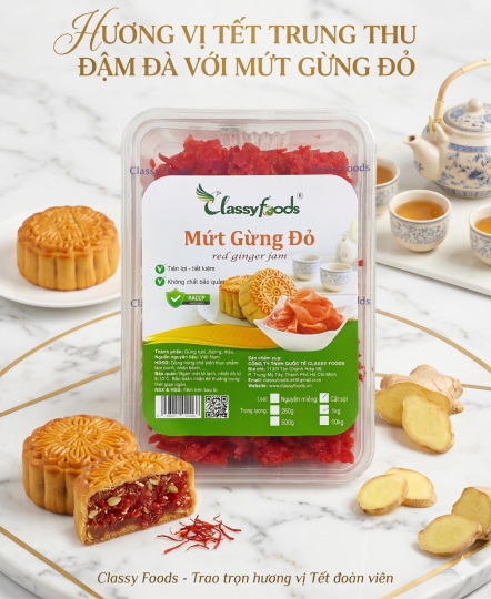 Mứt gừng sợi Classy Foods
