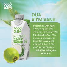 Nước dừa CocoXim Xiêm xanh 330ml
