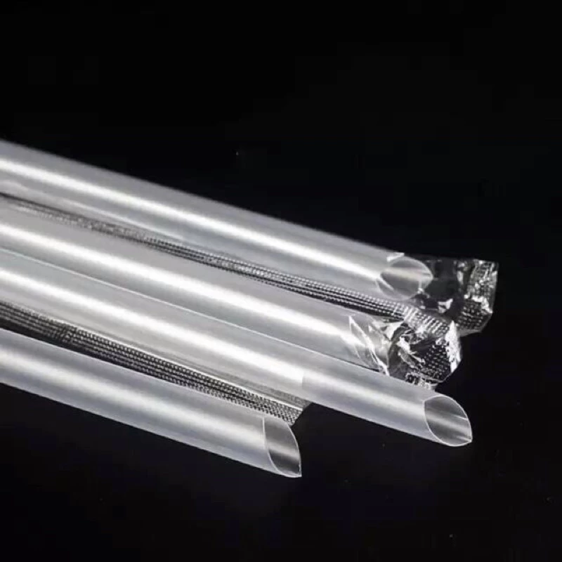 Ống hút nhựa phi 12 có màng bọc - 10c