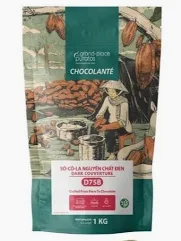 Socola hạt nút đen Puratos 75%