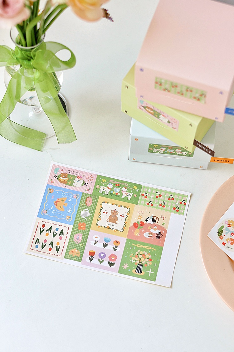 Sticker cute - Love tờ 10c