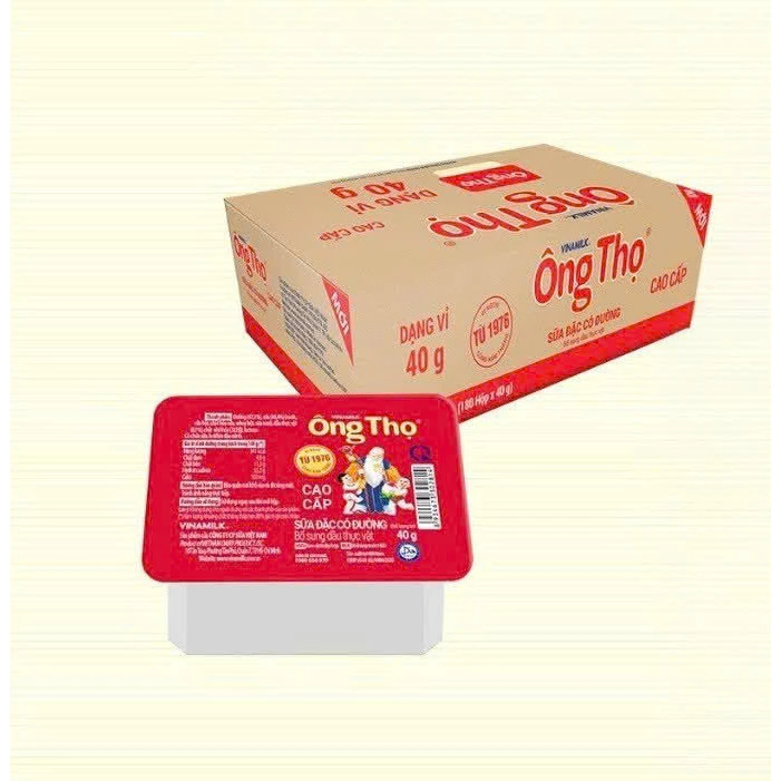 Sữa đặc có đường Ông Thọ - Vỉ 40g