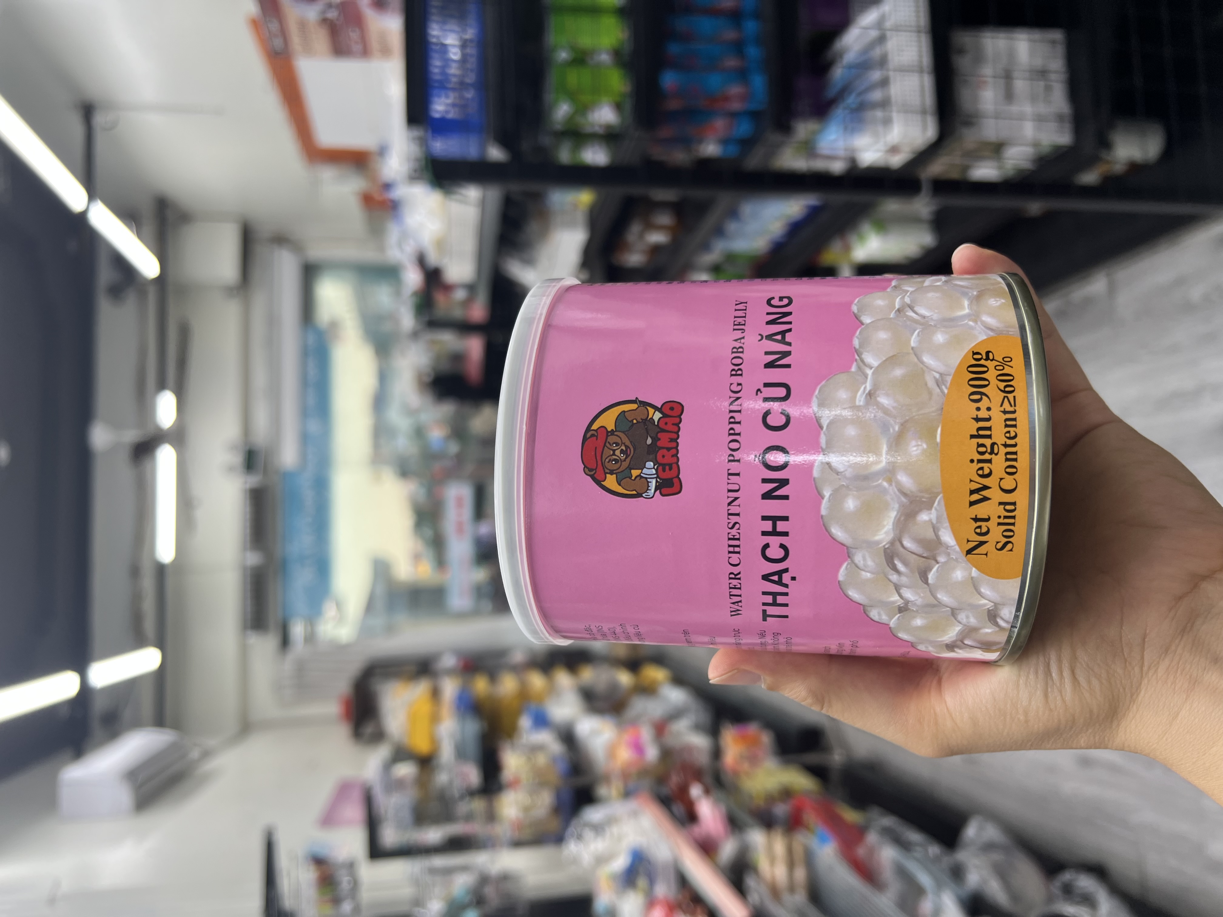 Thạch nổ củ năng trắng Lermao 900g