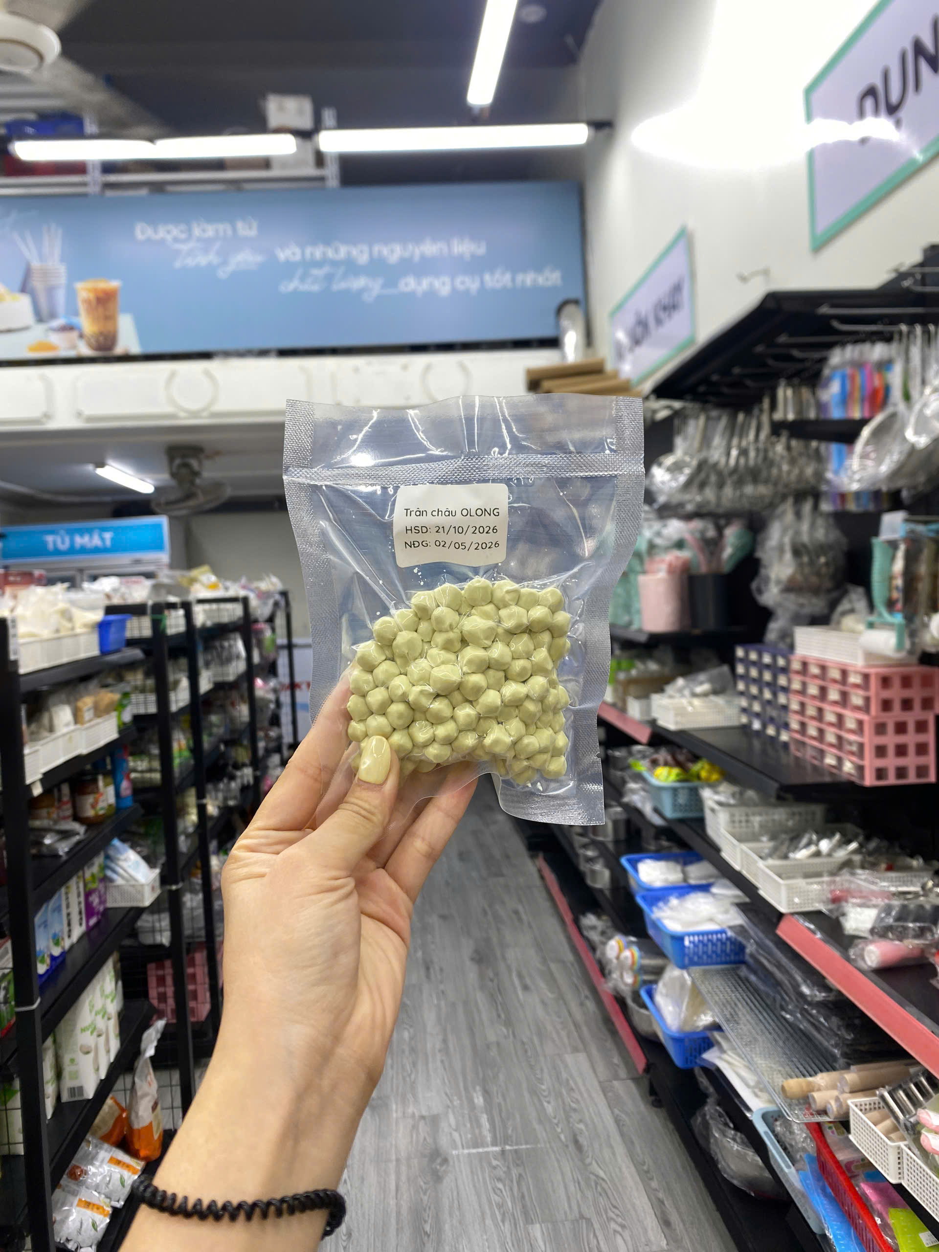 Trân châu Oolong hương nhài Việt Tuấn