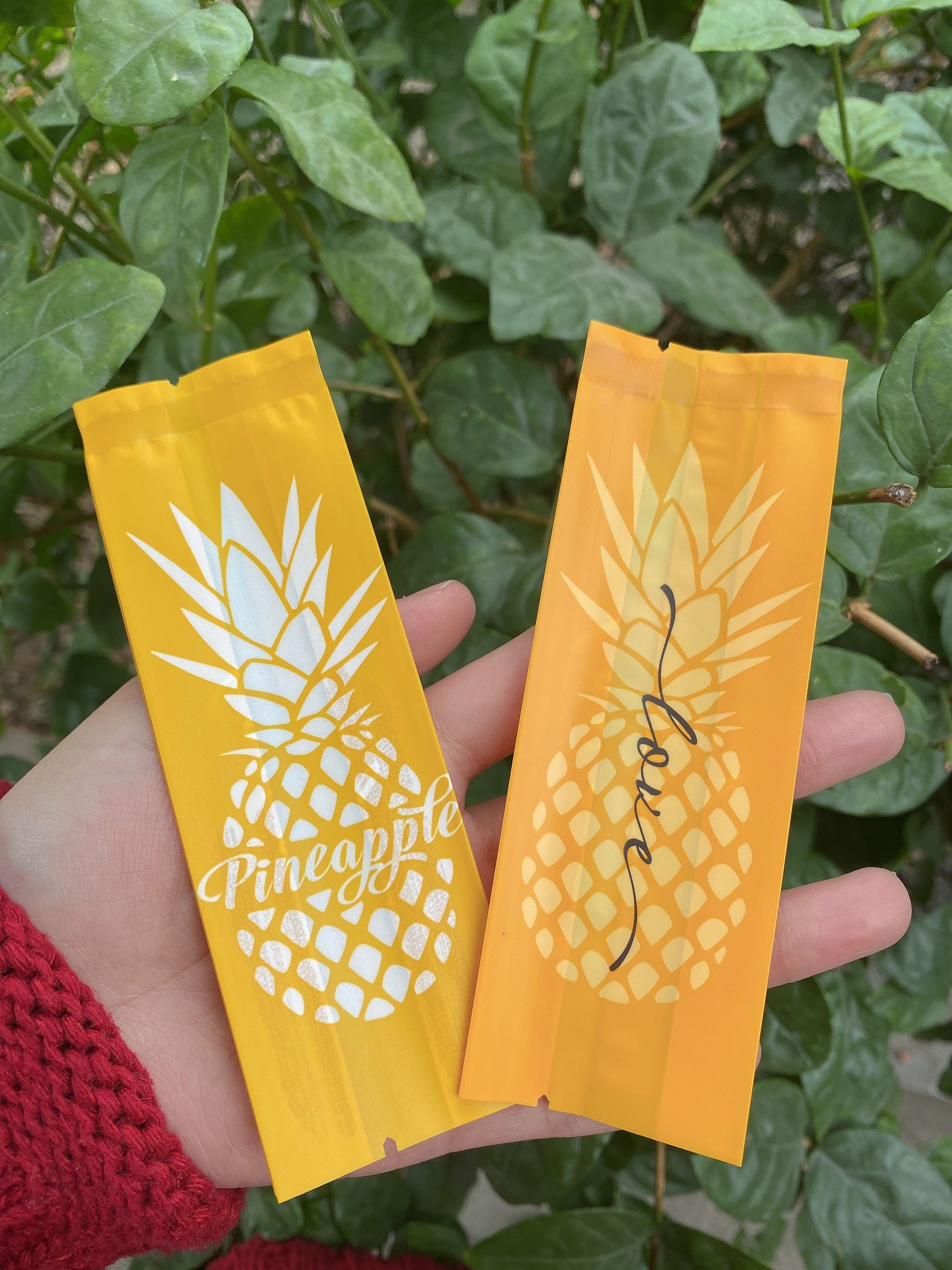 Túi bánh dứa - vàng (set97-100c)