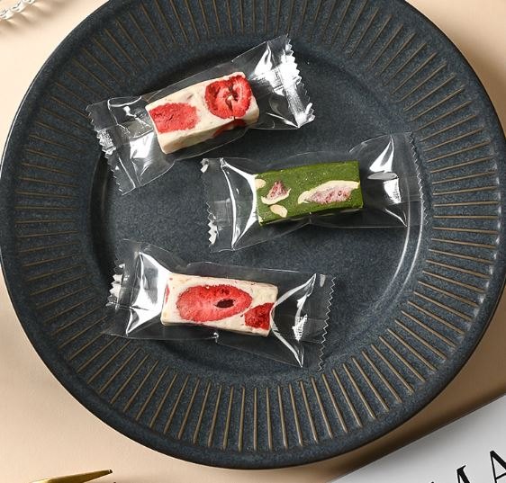 Túi đựng kẹo nougat hàn miệng 4*9.5 set 197-200c - Trong suốt