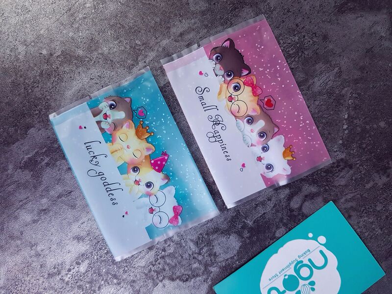 Túi hàn 7*10 (set97-100) - 4 bạn mèo mix 2 mẫu