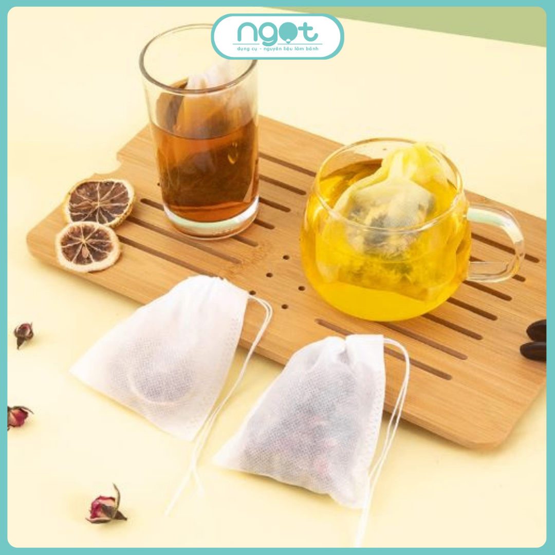 Túi lọc trà giấy set 10c - 10*15cm