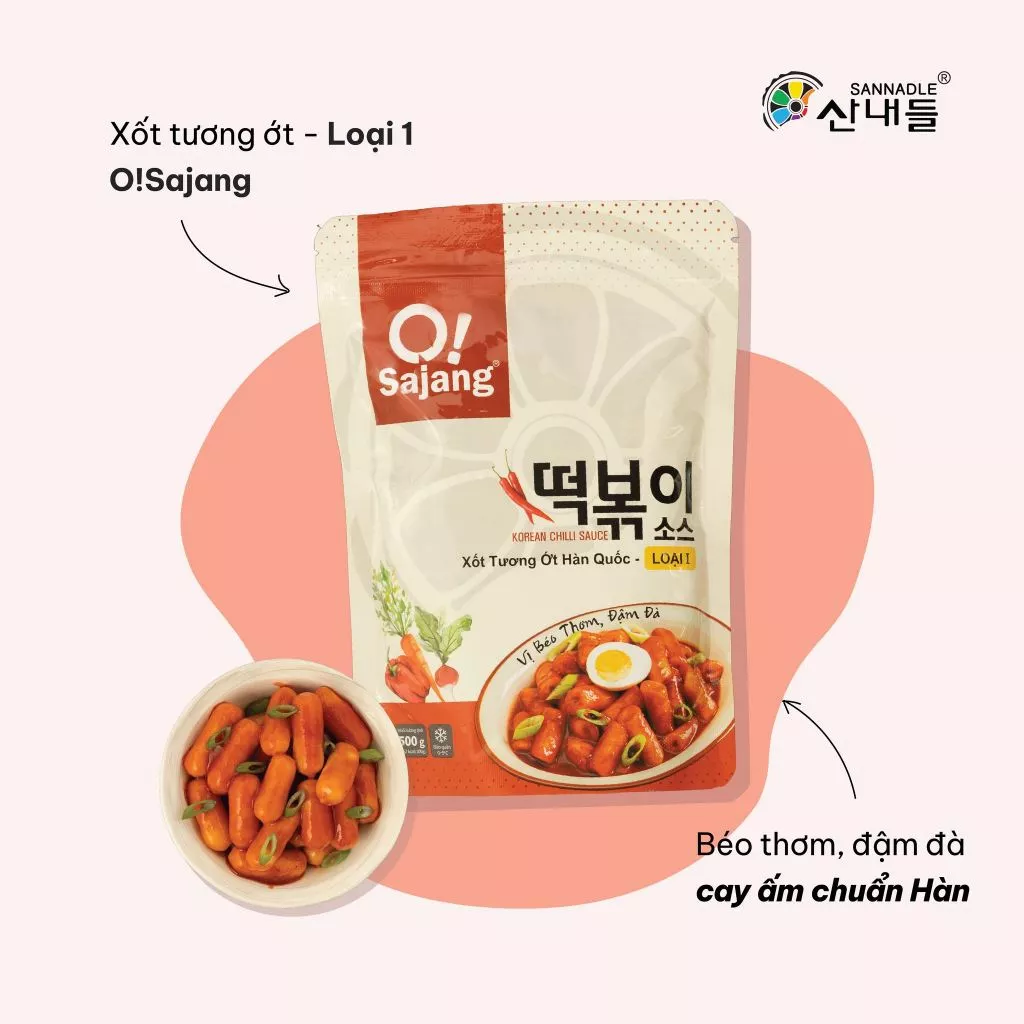 Xốt tương ớt Hàn Quốc O!Sajang - Loại 1 (200g)