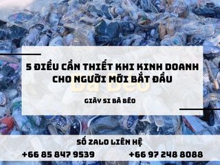 5 điều cần thiết khi kinh doanh cho người mới bắt đầu