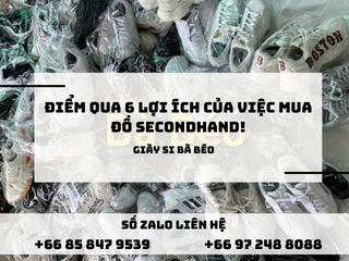 Điểm qua 6 lợi ích của việc mua đồ secondhand!