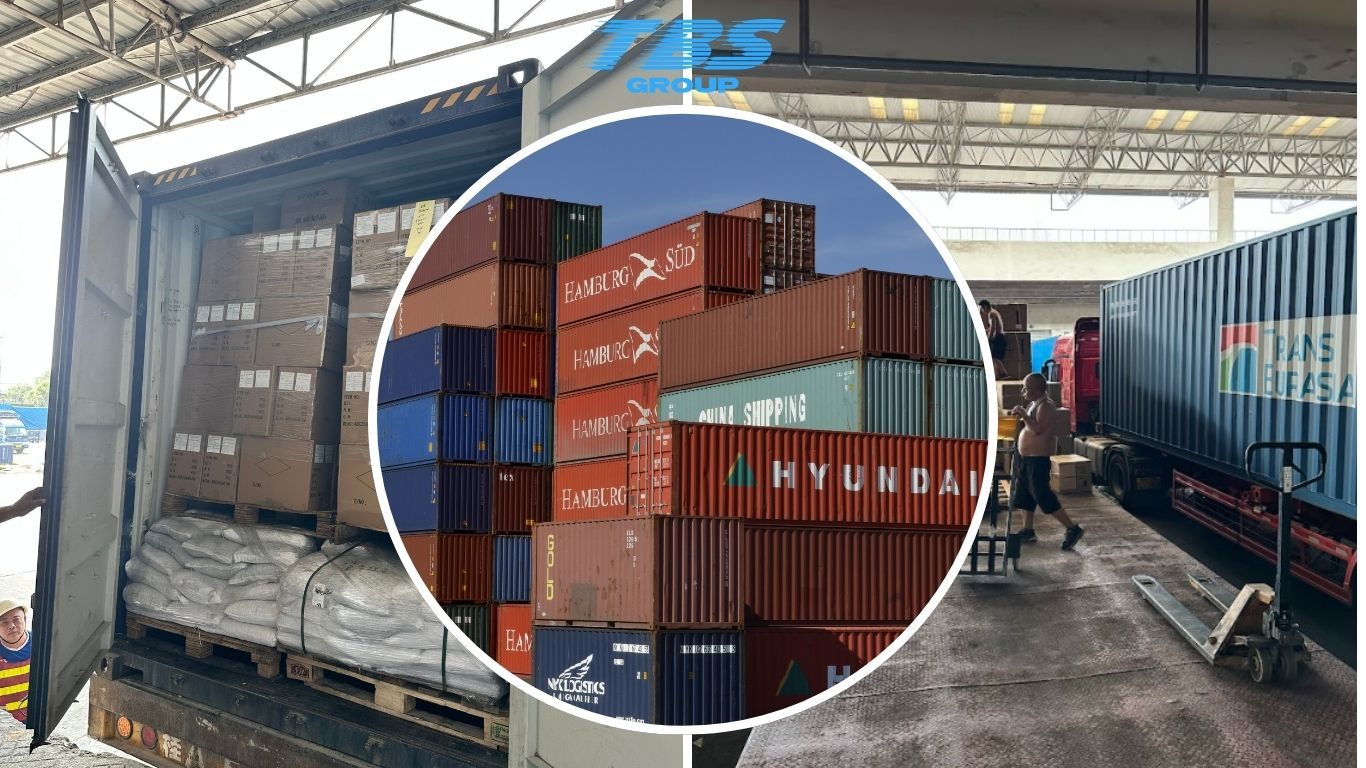 Dịch vụ ghép container chính ngạch Trung - Việt đường sắt