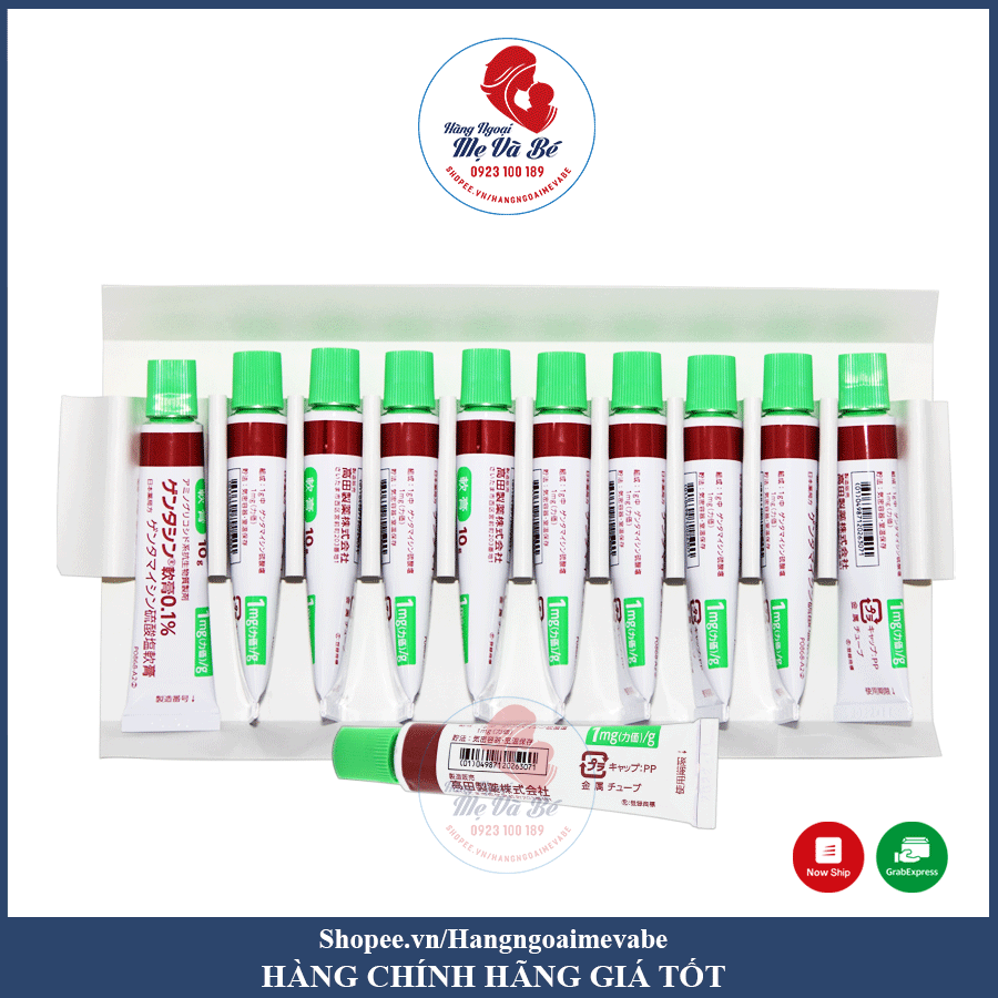 Kem Trị Sẹo Thâm Gentacin 0.1% Nhật Bản (300/th)