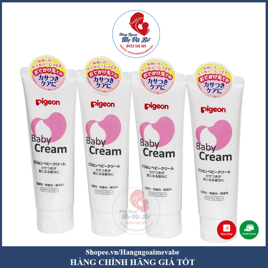 Kem nẻ Pigeon Baby Cream 50g Nhật Bản cho bé từ sơ sinh