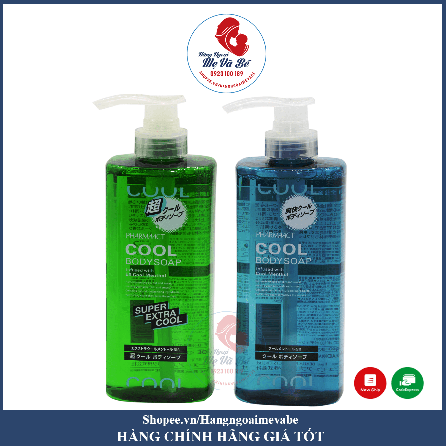 Sữa tắm Cool Body Soap Pharmaact 550ml Nhật Bản