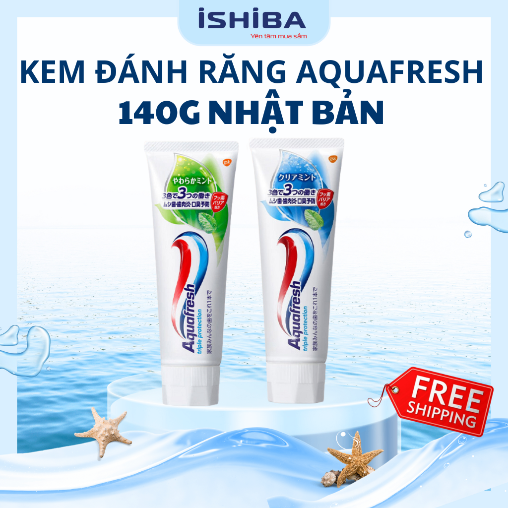 Kem Đánh Răng Aquafresh Triple Protection 140gr Nhật Bản