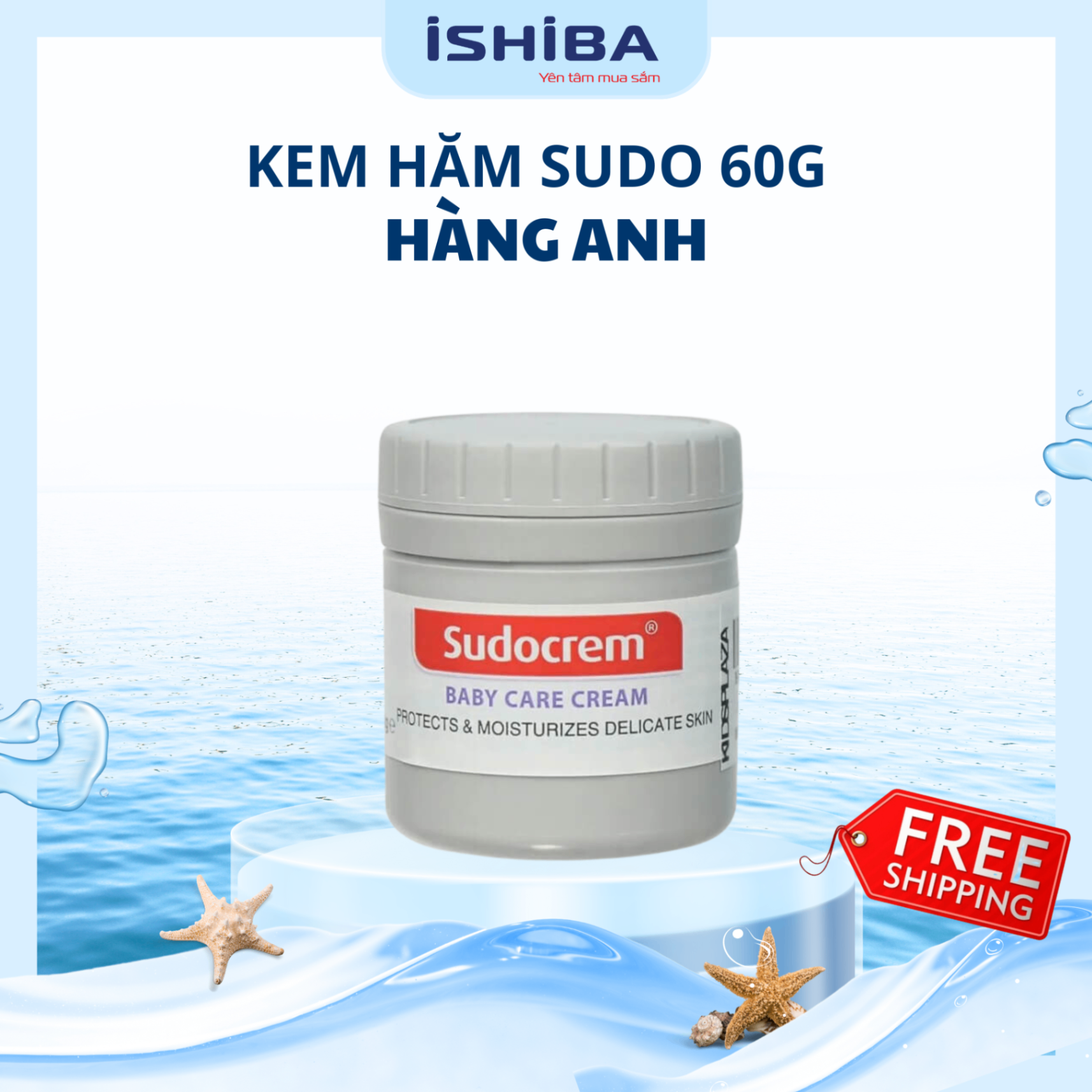 Kem trị hăm Anh Quốc - SUDO 60g (khay 12)