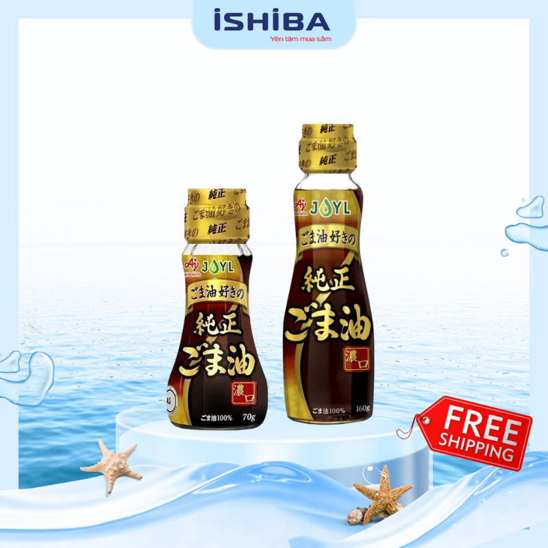 Dầu mè nguyên chất Ajinomoto Nhật Bản cho bé 70g/160g