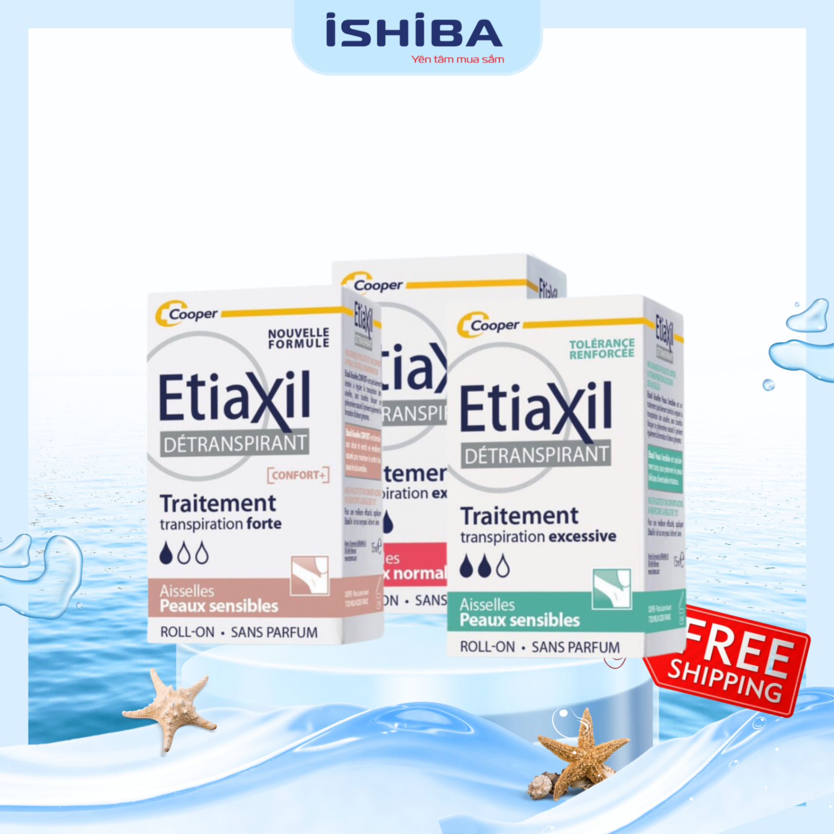 Lăn nách Khử Mùi EtiaXil Pháp 15ml