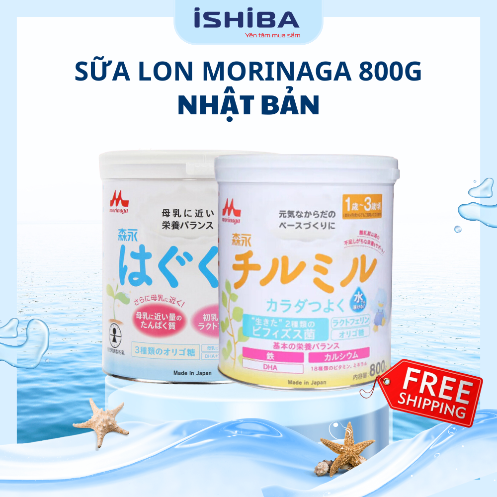 Sữa Lon Morinaga Nhật Bản Hộp 800g