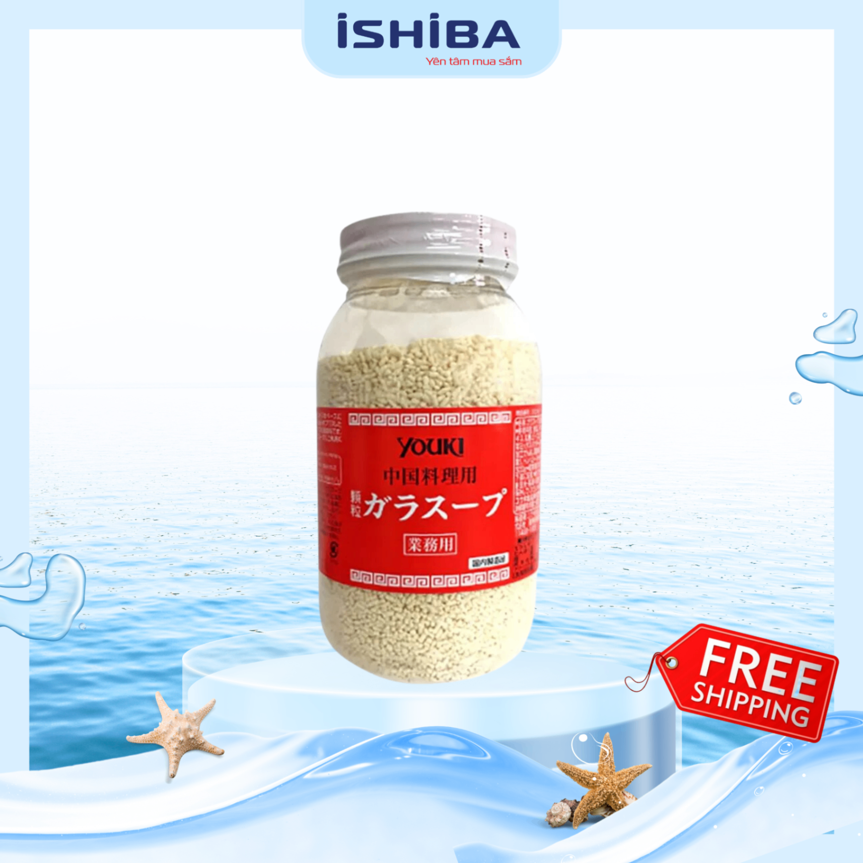 Hạt nêm Youki 520g Nhật Bản (12/th) date T1/27