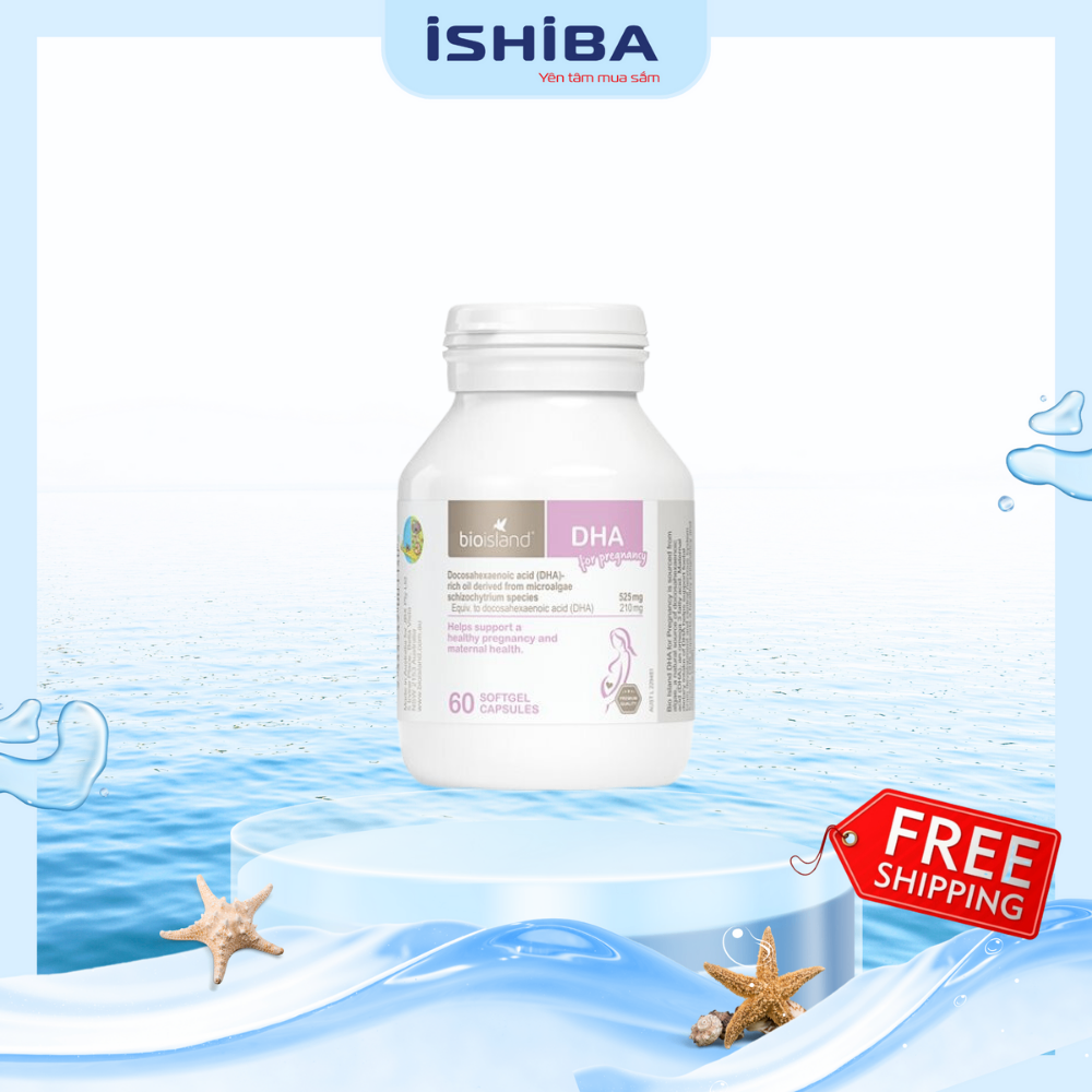 Vitamin DHA Bio Island hàng Úc (72/th) - Bà Bầu