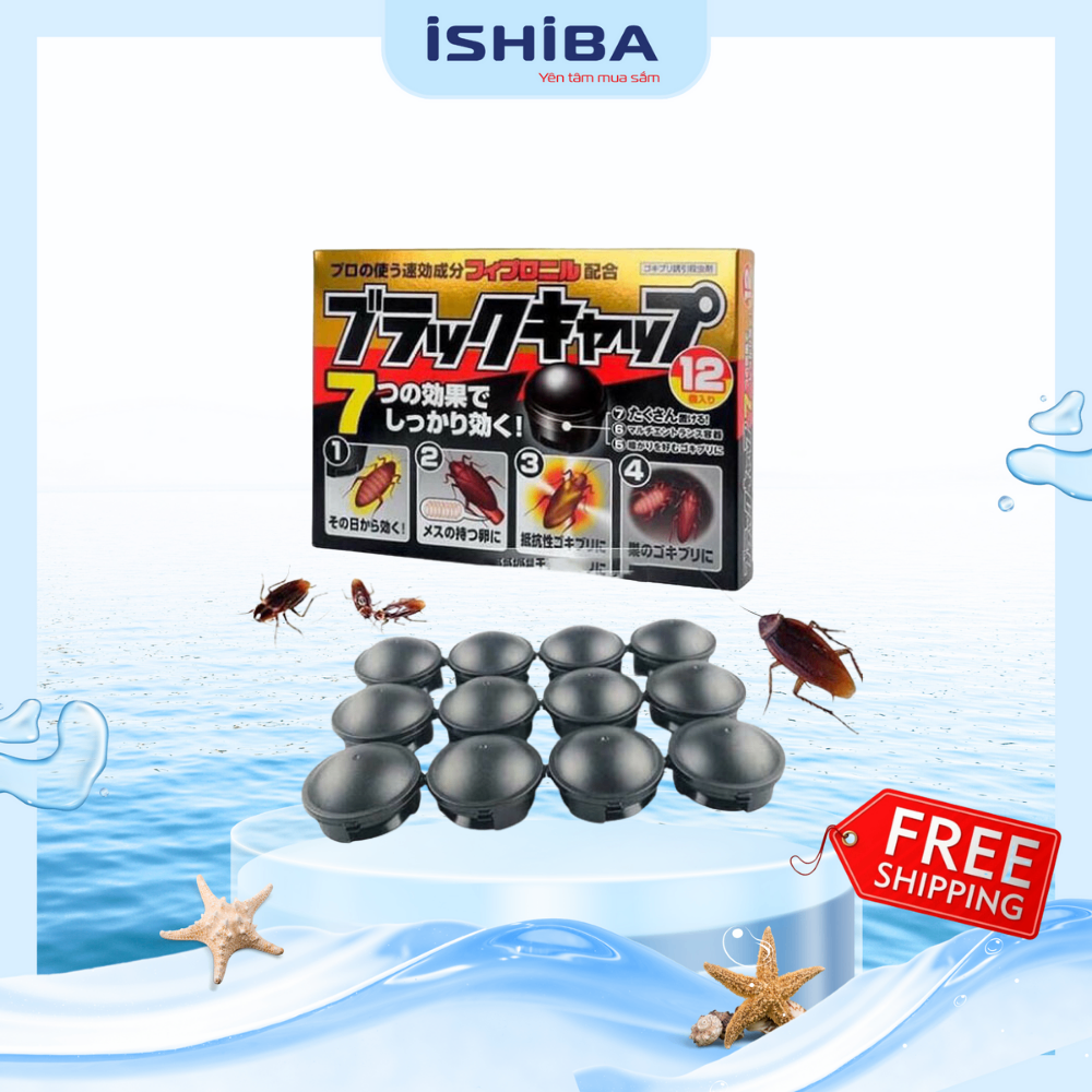 Thuốc diệt gián Nhật Bản hộp 12 viên (18/th)