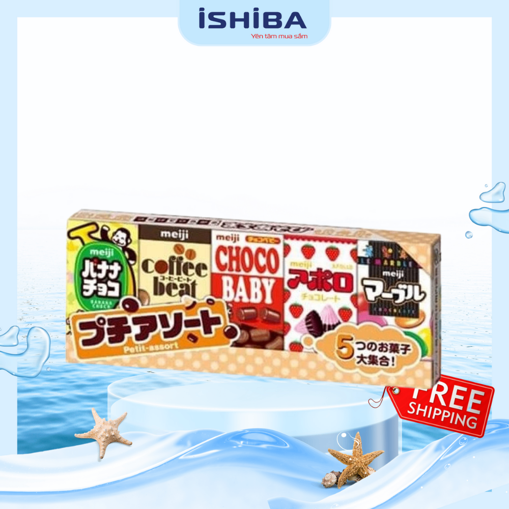 Kẹo sữa chua khô meiji Nhật vỉ 5 hộp
