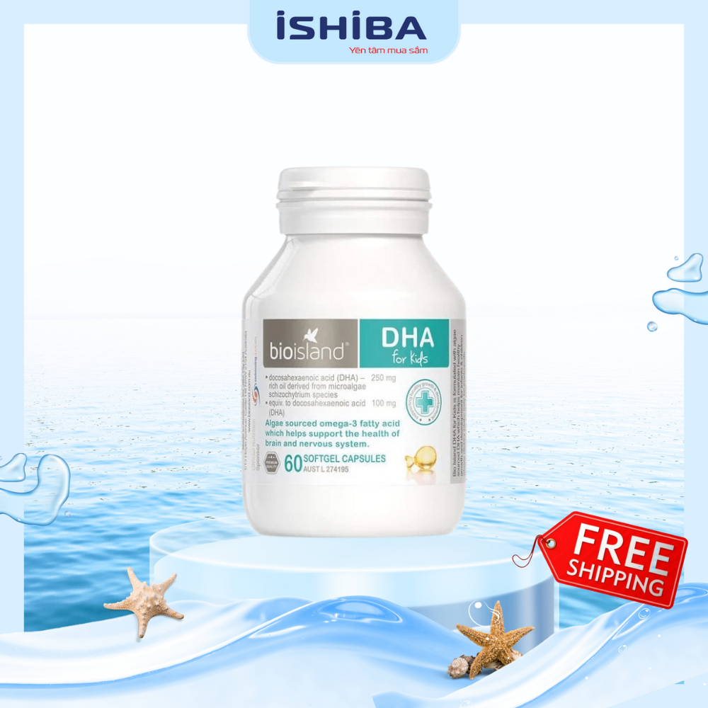 Vitamin DHA Bio Island hàng Úc (72/th) - CHO BÉ