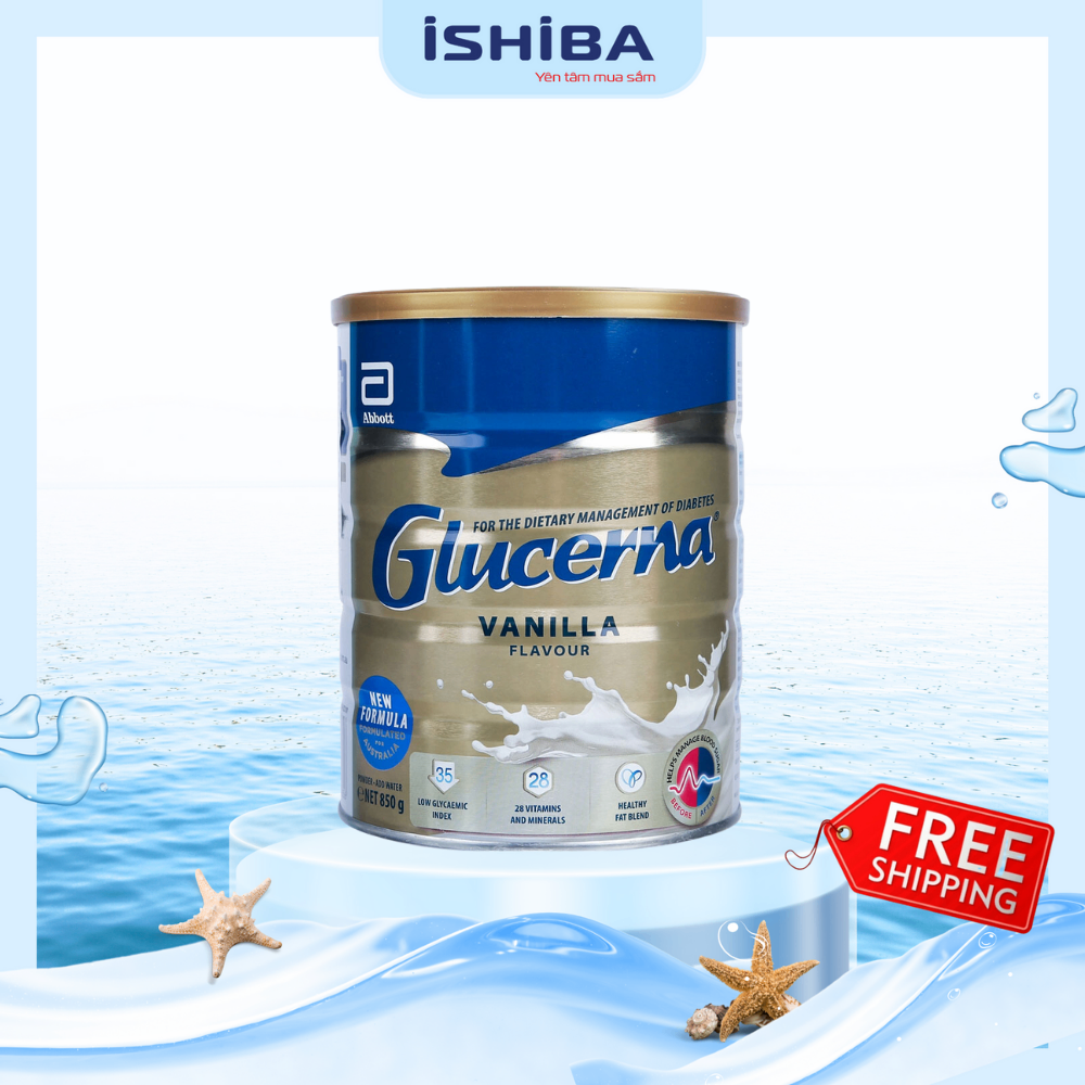 Sữa Glucerna Úc Dành Cho Người Tiểu Đường 850g Abbott