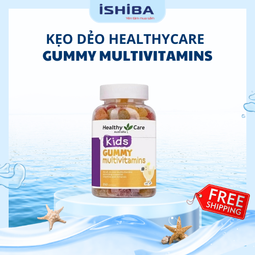 Kẹo Gummy Multivitamin Healthy Care Úc cho bé (250 viên, 24/th)