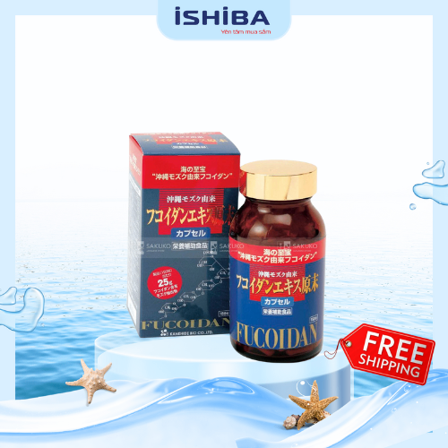Tảo chống ung thư Fucoidan đỏ 150v (20/th)