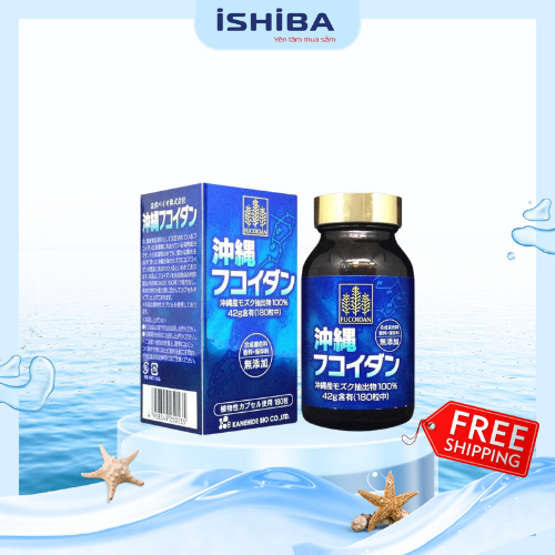 Tảo chống ung thư Fucoidan xanh 180v (20/th)