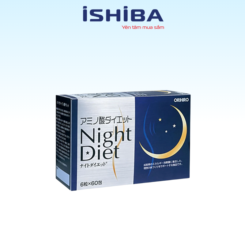 Viên uống giảm cân Night Diet Orihiro hộp 60 gói