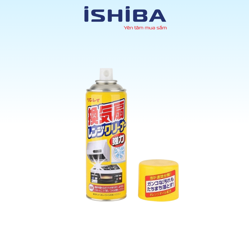 Chai xịt bọt tẩy rửa bếp từ đa năng Rinrei 330ml (30/th)