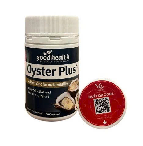 Tinh chất hàu Úc Oyster Plus 60 viên - Hàu lùn tem nk