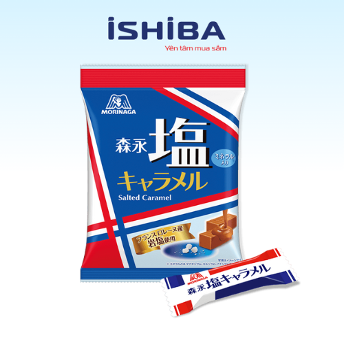 Kẹo Caramel Muối Morinaga Nhật Bản 64g (72/th) T12/26