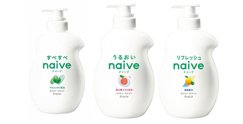Sữa tắm Kracie Naive Body Wash 530ml Nhật Bản