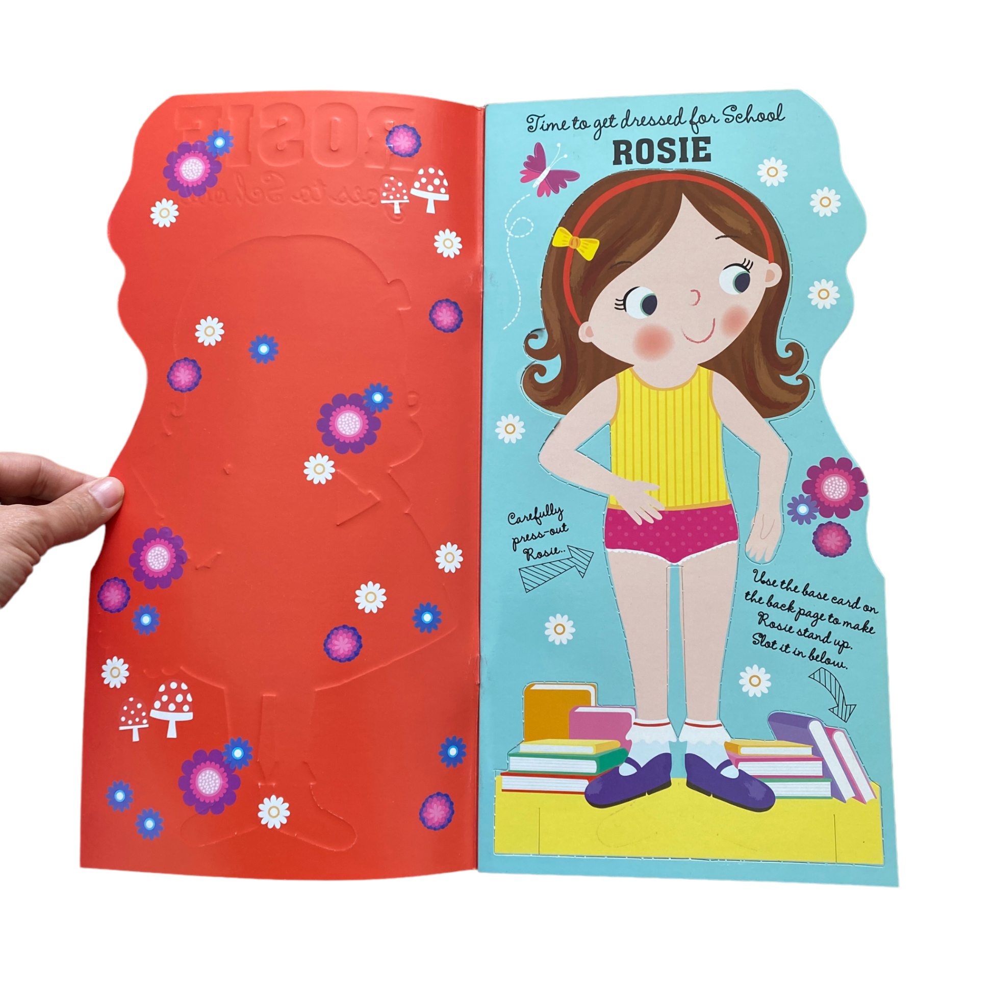 DRESS UP CHARACTER BOOKS - Rosie Goes to School (Giá bìa 128k)