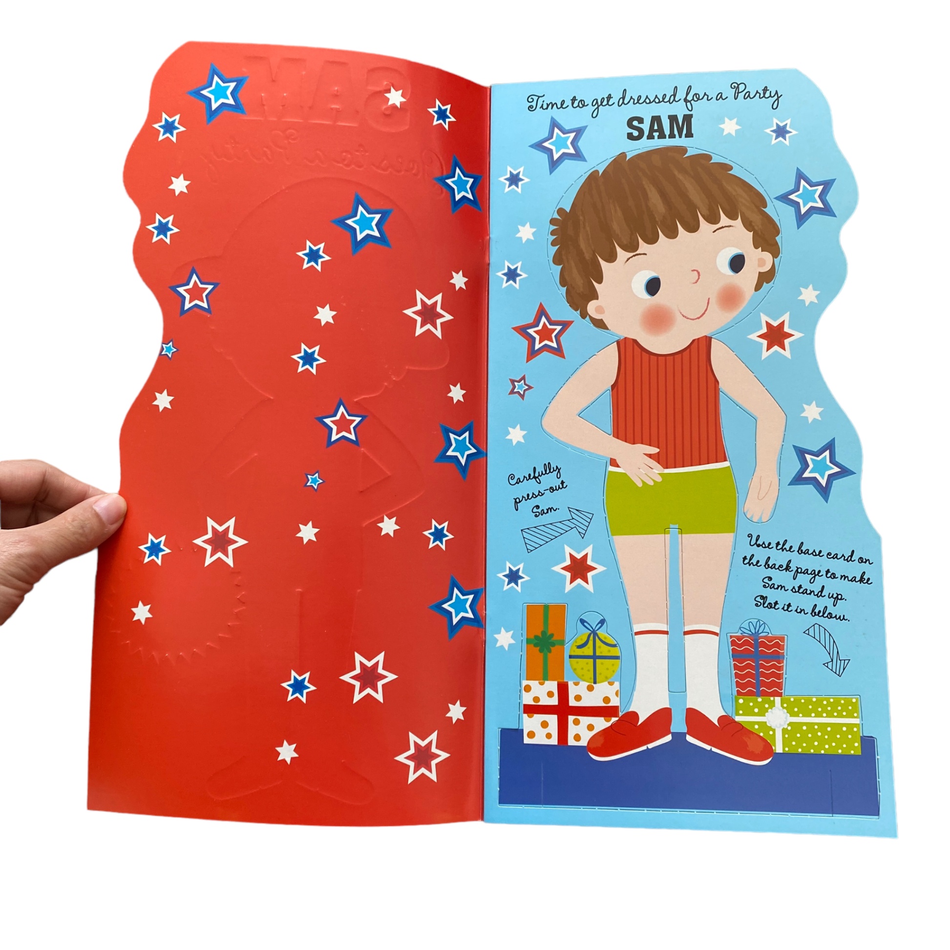 DRESS UP CHARACTER BOOKS - Sam Goes to a Party (Giá bìa 128k)