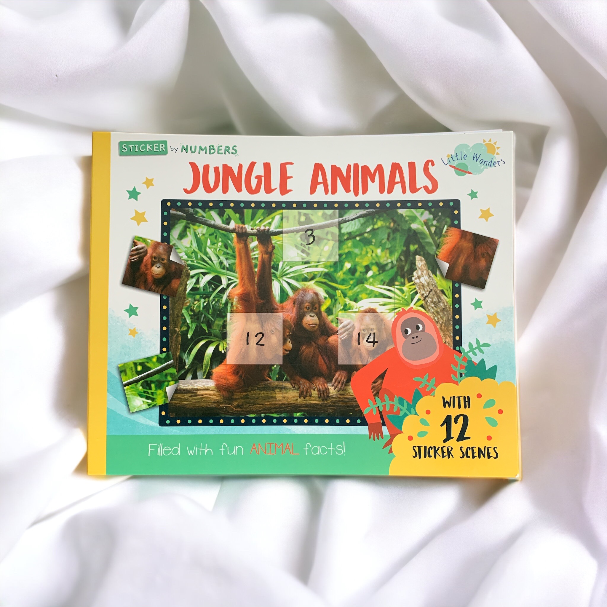 LITTLE WONDERS STICKER BY NUMBER - JUNGLE ANIMALS (Giá bìa 322k)