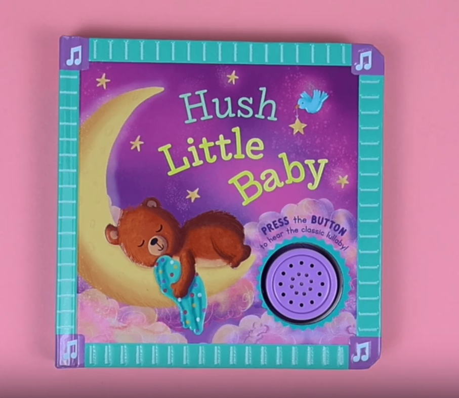 Sách Thiếu Nhi: ROUND BUTTON SOUND BOOK - HUSH LITTLE BABY (FSC)