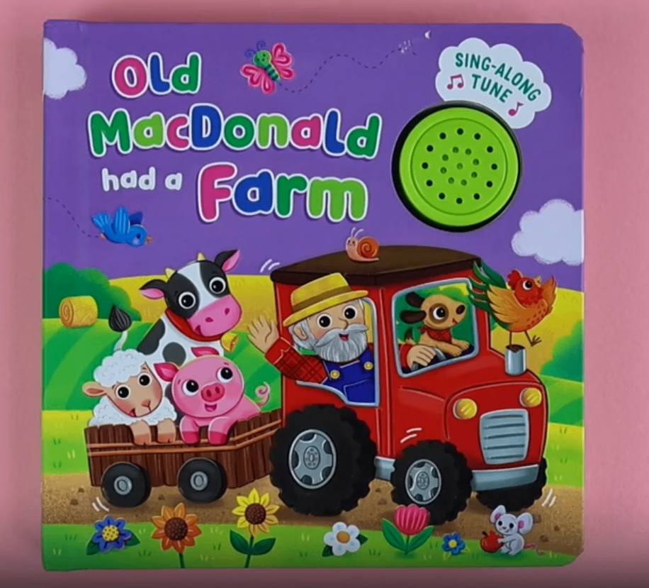 Sách Thiếu Nhi: ROUND BUTTON SOUND BOOK - OLD MACDONALD (FSC)